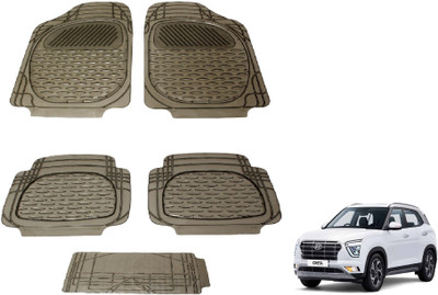 Auto Hub Rubber Standard Mat For  Hyundai Creta(Grey)