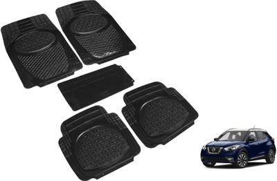Auto Hub Rubber Standard Mat For  Nissan KICKS(Black)