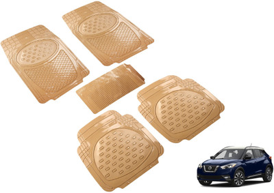 Auto Hub Rubber Standard Mat For  Nissan KICKS(Beige)