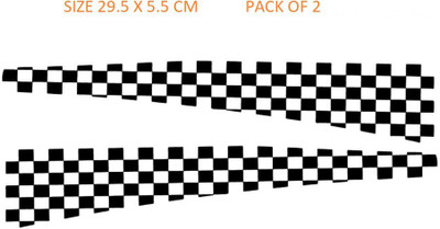 RUDRANSH Sticker & Decal for Car & Bike(Black)