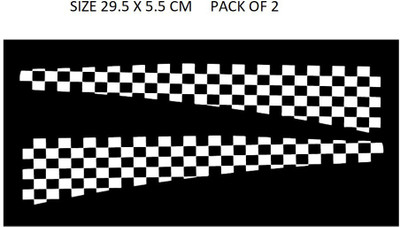 RUDRANSH Sticker & Decal for Car & Bike(White)