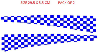 RUDRANSH Sticker & Decal for Car & Bike(Blue)
