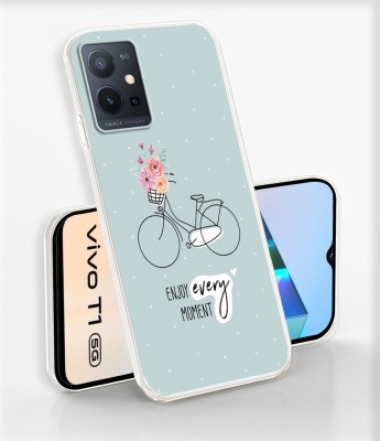 mobom Back Cover for Vivo T1 5G(Multicolor, Dual Protection, Silicon, Pack of: 1)