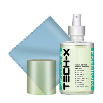 Tech-X Screen Cleaner, Laptop Computer Dust Remover Car Interior Cleaning kit 200ml for Computers, Laptops, Mobiles(200ML)