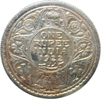 Prideindia 1 Rupee (1922) British India Small, Old and Rare Coin Medieval Coin Collection(1 Coins)