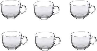Namaste Kitchen Pack of 6 Glass Best Transparent 6 glasses(Clear, Cup Set)