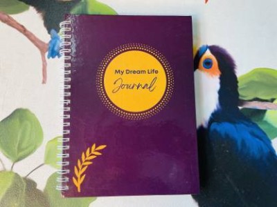 INFINITE Recyclable A5 Journal Ruled and Sectioned 168 Pages(Purple, Pack of 2)