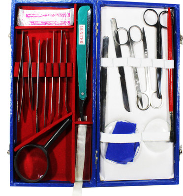 AKI Biology Box- Dissection Kit (20)- Instruments for Medical Students Dissection Kit