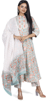 KWATCHI Women Kurta Pant Dupatta Set