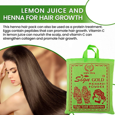 sign gold Bio Organic Herbal Henna Powder(500 g)