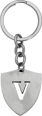 Shiv Jagdamba English Alphabet Initial Charms Letter V Alphabet Stainless Steel Shivkey202271 Key Chain
