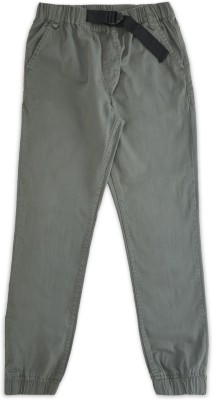 Pantaloons Junior Track Pant For Boys(Green, Pack of 1)