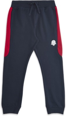 Pantaloons Junior Track Pant For Boys(Dark Blue, Pack of 1)