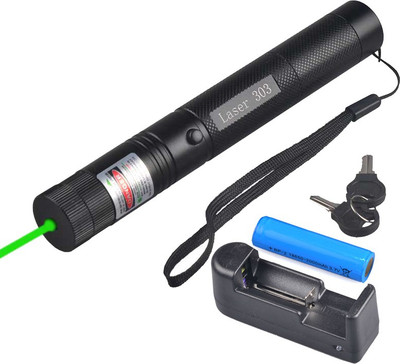 Okxmz 5mw High Power Device Green Laser Sight USB Charge Pointer Light Laser Pen(650 nm, Green)