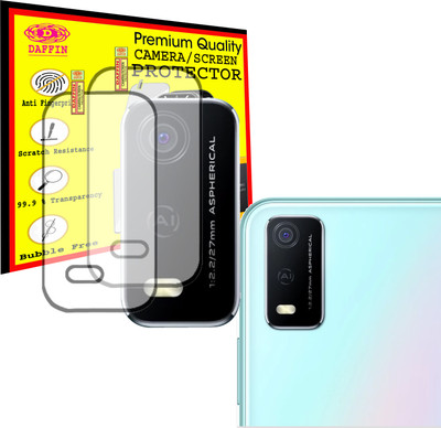 DAFFIN Back Camera Lens Glass Protector for VIVO Y3S(Pack of: 2)