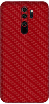Orgic India Redmi 9 Prime Mobile Skin(Carbon Red)