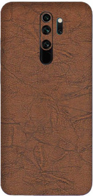 Orgic India Redmi 9 Prime Mobile Skin(Red Leather)