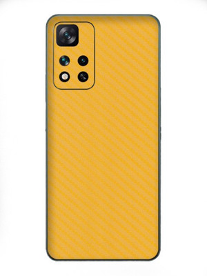 Orgic India Xiaomi 11i Hypercharge 5G Mobile Skin(Carbon Yellow)