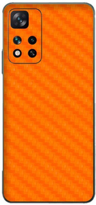 Orgic India Xiaomi 11i 5G Mobile Skin(Carbon Orange)