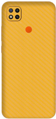 Orgic India Redmi 9 Mobile Skin(Carbon Yellow)