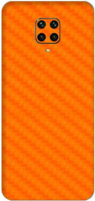 Orgic India Redmi Note 9 Pro Mobile Skin(Carbon Orange)