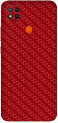 Orgic India Redmi 9 ACTIVE Mobile Skin(Carbon Red)