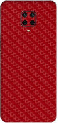 Orgic India Redmi Note 9 Pro Mobile Skin(Carbon Red)