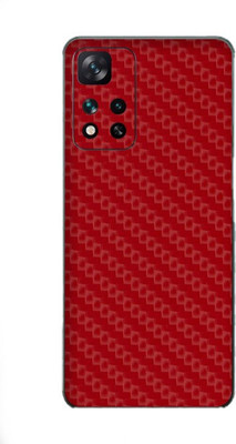 Orgic India Xiaomi 11i 5G Mobile Skin(Carbon Red)