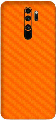 Orgic India Redmi 9 Prime Mobile Skin(Carbon Orange)