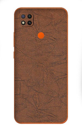 Orgic India Redmi 9 ACTIVE Mobile Skin(Red Leather)