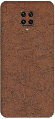 Orgic India Redmi Note 9 Pro Mobile Skin(Red Leather)