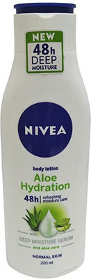 NIVEA ALOE HYDRATION REFRESHING ALOE VERA DEEP MOISTURE BODY LOTION 200 ML X 1 (200)