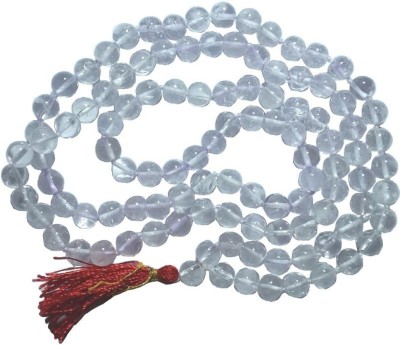 Senroar Sphatik Mala Round Shape 6 MM Size Quartz Crystal Necklace