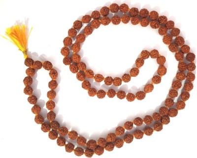 Senroar 5 Mukhi Rudraksha Jaap Mala Wood Necklace