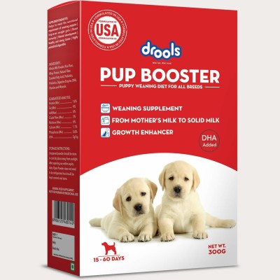 Drools Pup Booster Puppy Weaning Diet for All Breeds 300 Gram (Pack of 1 Chicken 0.3 kg Dry New Born Dog Food