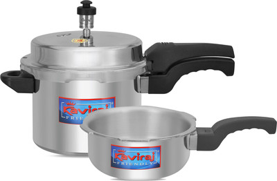 Kaviraj KF3LTP 3 L Outer Lid Pressure Cooker(Aluminium)