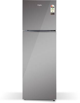 Whirlpool 265 L Frost Free Double Door 2 Star Refrigerator  with Glass Door  (Crystal Mirror, Neo 278GD PRM Crystal Mirror (2S)-N)