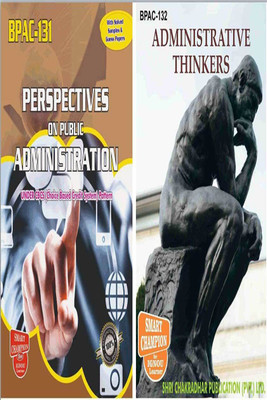 IGNOU BAG Public Administration Help Books Combo Offer Of BPAC 131 Perspectives On Public Administration & BPAC 132 Administrative Thinkers IGNOU Study Notes For Exam Preparations With Solved Previous Year Paper (Latest Syllabus) (CBCS) Bpac-131 Bpac-132(Paperback, BHAVYA KUMAR SAHNI) IGNOU BAG Public Administration Help Books Combo Offer Of BPAC 131 Perspectives On Public Administration & BPAC 132 Administrative Thinkers IGNOU Study Notes For Exam Preparations With Solved Previous Year Paper (Latest Syllabus) (CBCS) Bpac-131 Bpac-132(Paperback, BHAVYA KUMAR SAHNI)