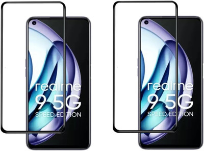 ISAAK Edge To Edge Tempered Glass for Realme 9 5G(Pack of 2)