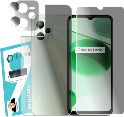 KANCHA Front and Back Screen Guard for Realme C35(Pack of 2)