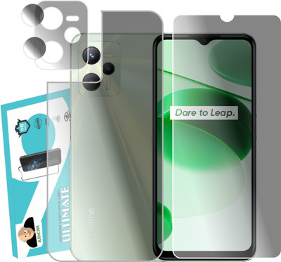 KANCHA Front and Back Screen Guard for Realme C35(Pack of 2)