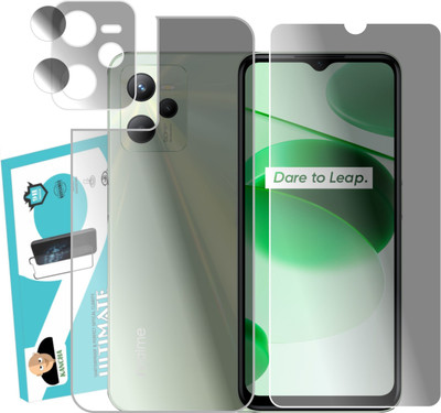 KANCHA Front and Back Screen Guard for Realme C35(Pack of 2)