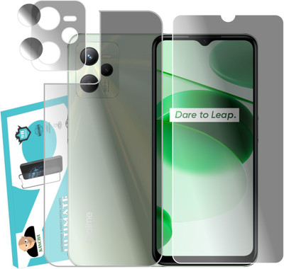 KANCHA Front and Back Screen Guard for Realme C35(Pack of 2)