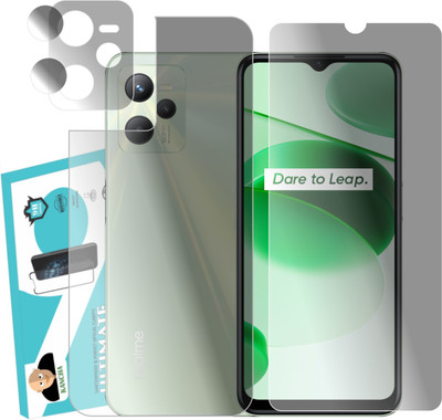 KANCHA Front and Back Screen Guard for Realme C35(Pack of 2)