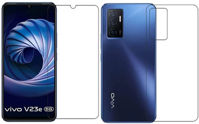 4 YARDS Front and Back Tempered Glass for vivo V23e 5G(Pack of 1)