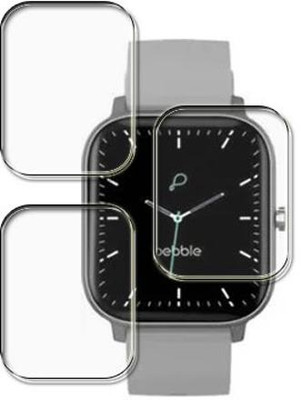 tombik Impossible Screen Guard for RPP-Pebble Prism Smartwatch PACK-3(Pack of 3)