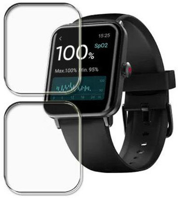 tombik Impossible Screen Guard for QPP-Noise ColorFit Pro 3 Alpha Smartwatch PACK-2(Pack of 2)