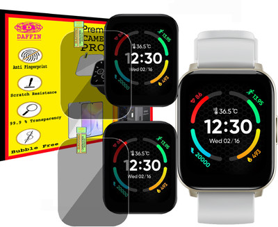 daffin Screen Guard for Realme TechLife Watch S100(Pack of 2)