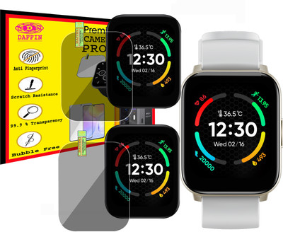 daffin Screen Guard for Realme TechLife Watch S100(Pack of 2)