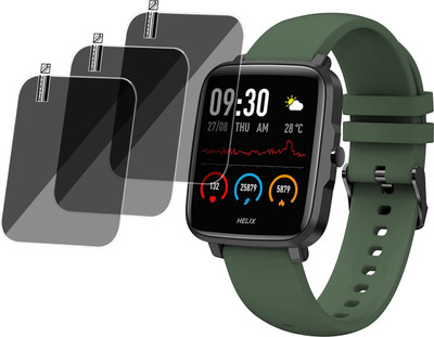 EJZATI Screen Guard for Helix by TIMEX SMART 2.0 Large 1.55 watch screen guard(Pack of 3)